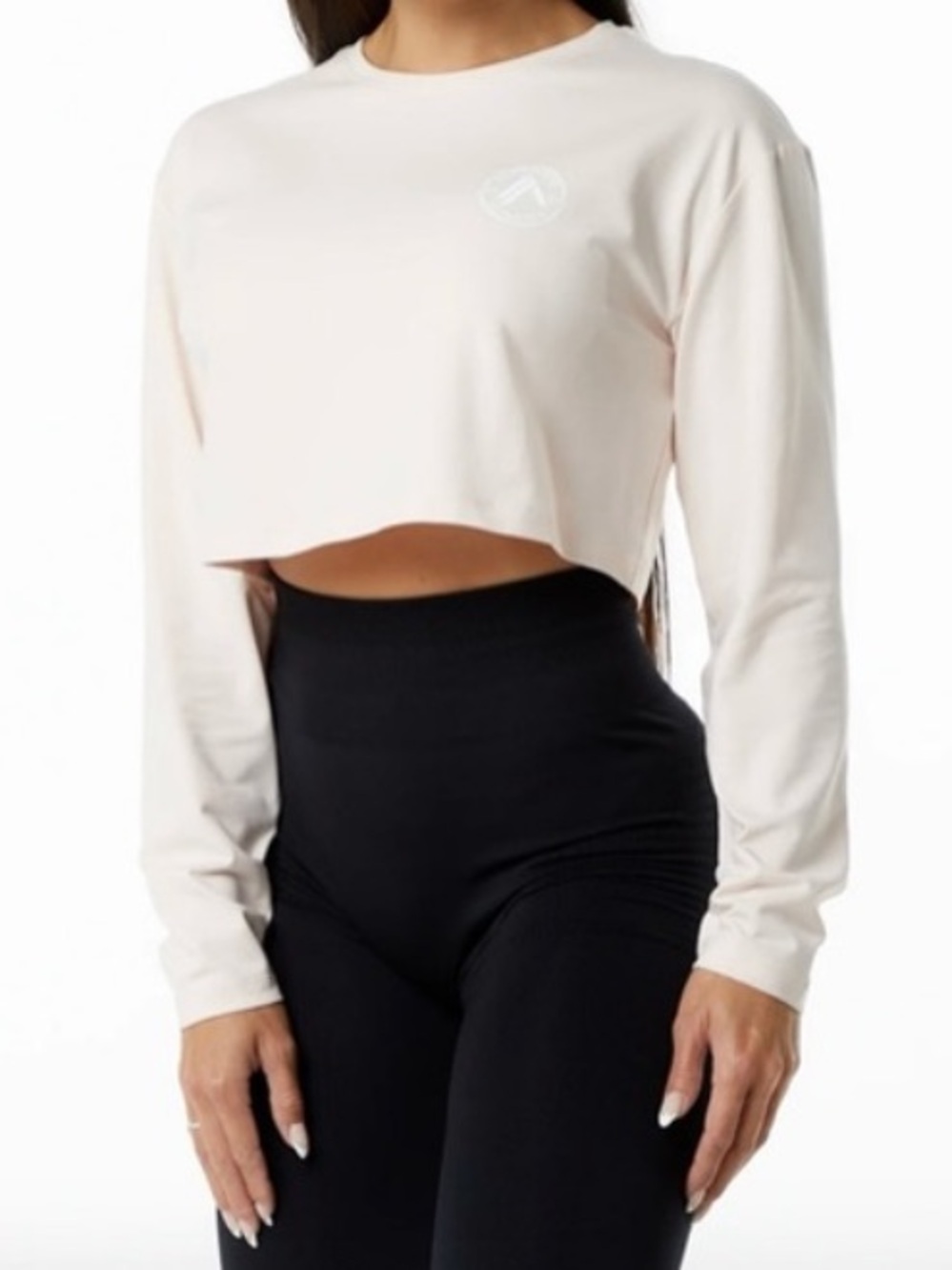 Alphalete Blush Dynasty Long Sleeve Crop
